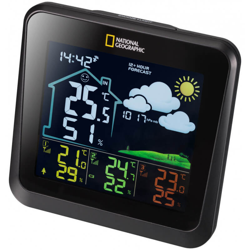 STATION METEO AVEC 3 SONDES EXTERIEURES