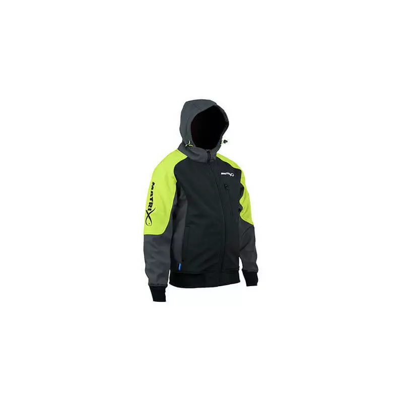 Veste Softshell Fleece noir/vert