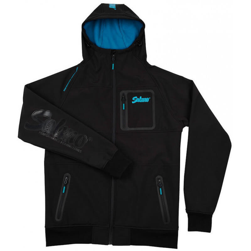 Veste à capuche Softshell marine