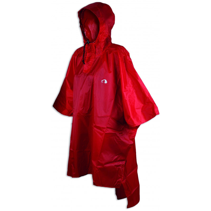 poncho de pluie rouge m-l