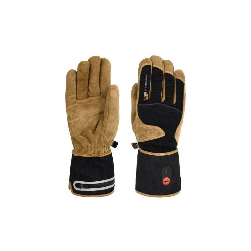 Gants de travail chauffants Unisexes - Cuir renforcé - avec batterie  rechargeable