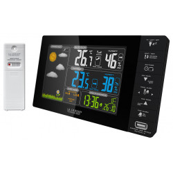 Station Météo avec écran LCD coloré WS6827 Noire - LA CROSSE TECHNOLOGY