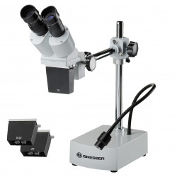 Microscope DEL à lumière incidente 5x-20x - BRESSER