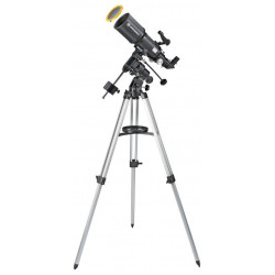 Télescope Polaris-II 102/460 EQ3 avec adaptateur smartphone et filtre solaire - BRESSER