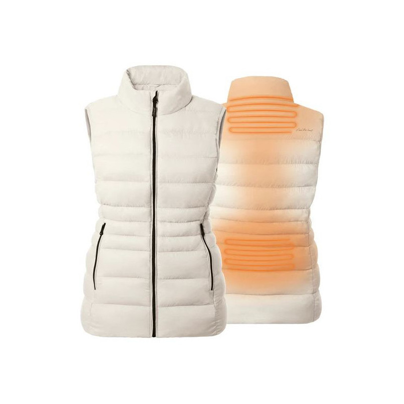 Gilet Chauffant Col V à Piles Pour Femme - Par Warmawear™ 29,99 €