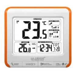 Station de températures Orange LA CROSSE TECHNOLOGY