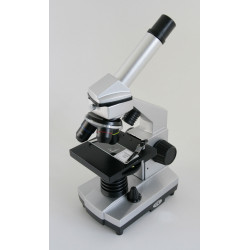 BRESSER JUNIOR Microscope 40x-640x avec accessoire et valise rigide