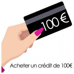 Achat d'un solde de 100€